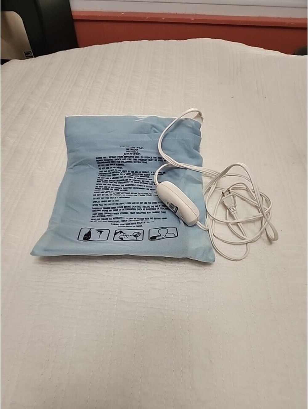 Sunbeam Heating Pad For Pain Relief Wetproof PN126985-E China 14.5"×12"